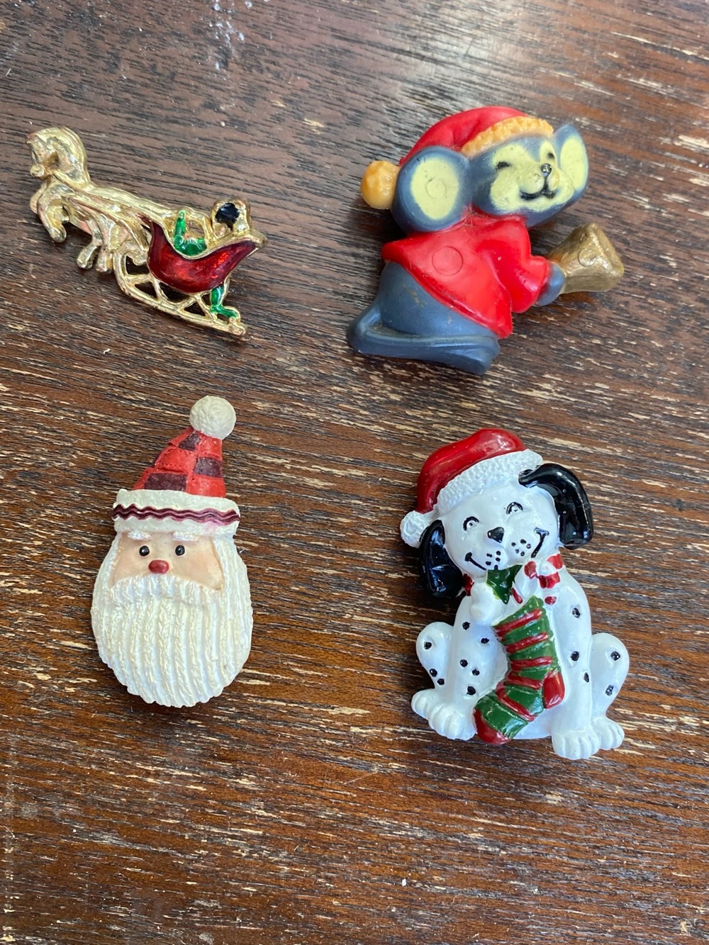 Vintage Holiday Brooch Bundle